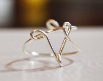 Heart Easy Wire Ring Tutorial Jewelry Making Kit WEBEEDY Wire