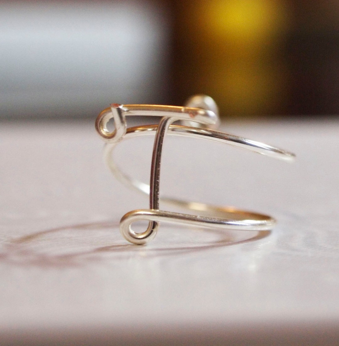 T Rings Pinterest Initial t Wire Wrapped Ring - Etsy