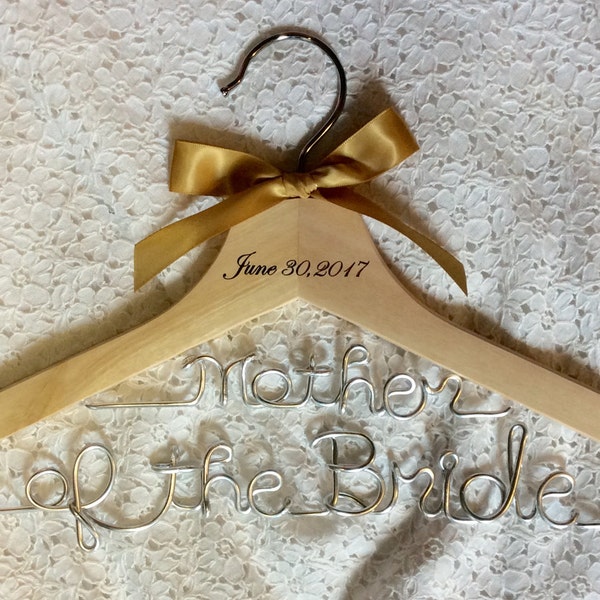 Mother of the Bride hanger,Mother of the Groom hanger,Personalized Hangers,Custom hanger,wedding dress hanger,bride hanger,bridal gift