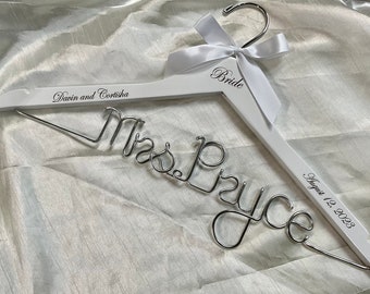 Bridal Dress Hanger,Bride hanger,Wedding Hanger,Personalized Hanger,Bridesmaid hangers,Wedding Dress hanger,bridesmaid gifts,Bridal gift