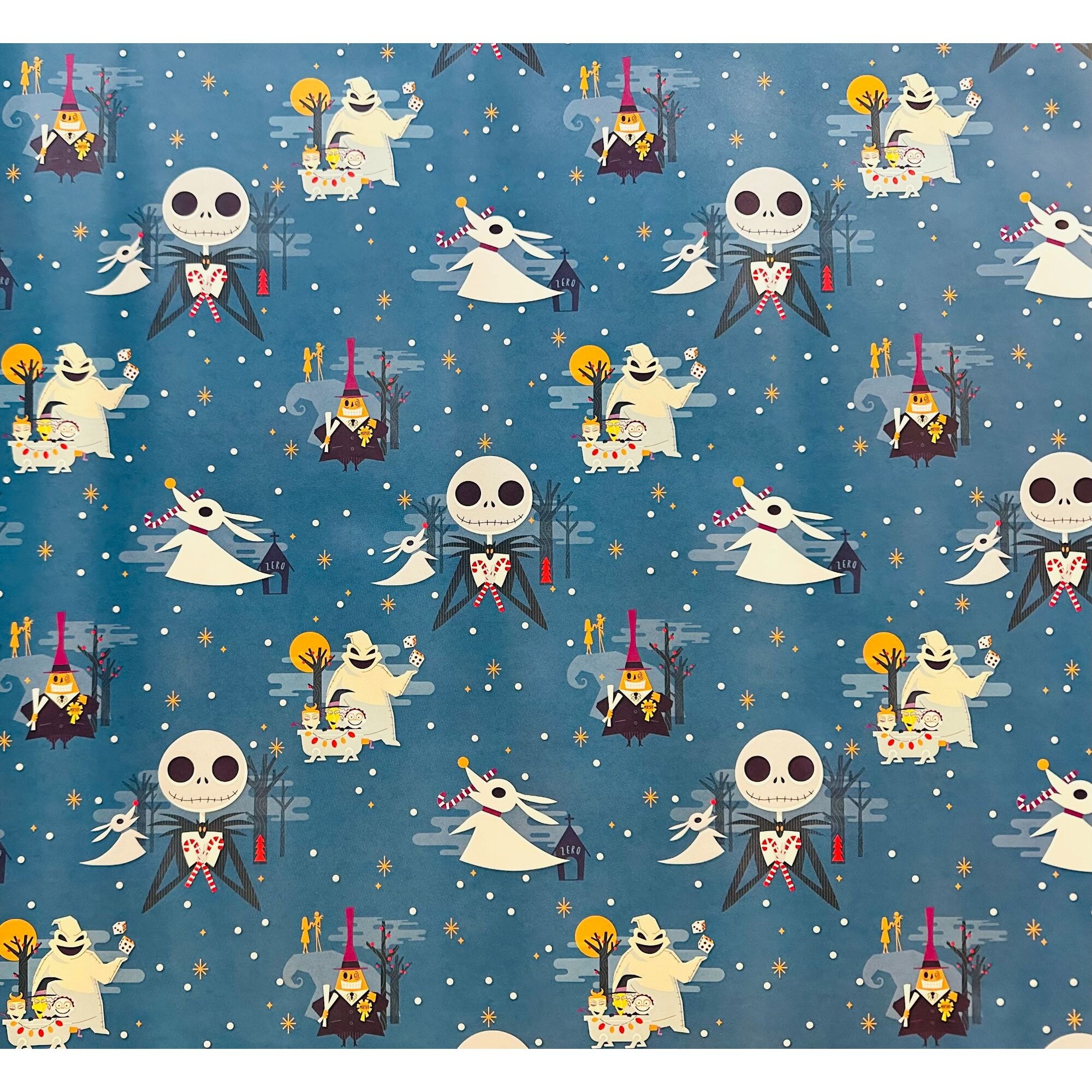 Disney Nightmare Before Christmas 70sqft Wrapping Paper Green w