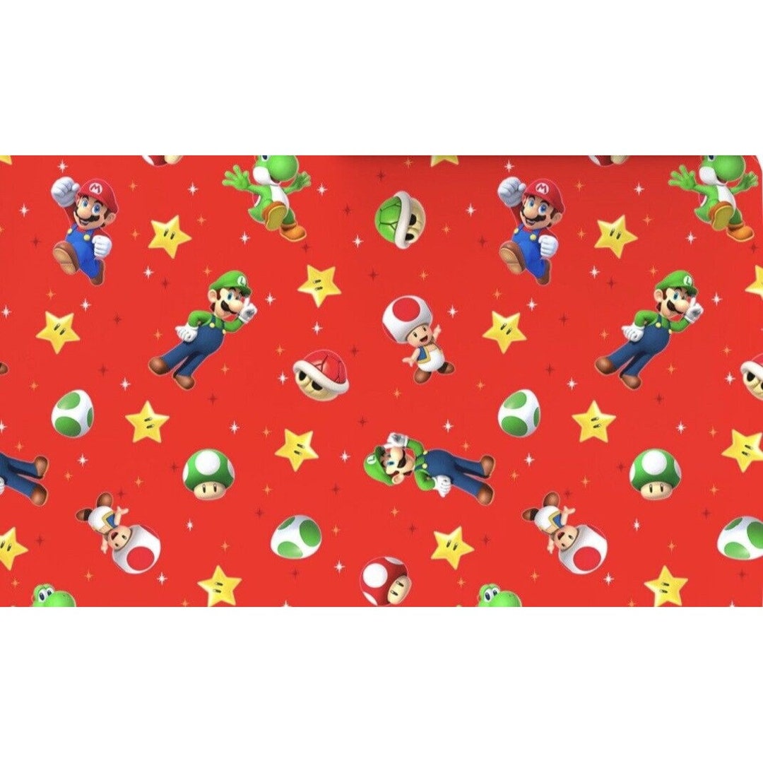 Super Mario Christmas Wrapping Paper 