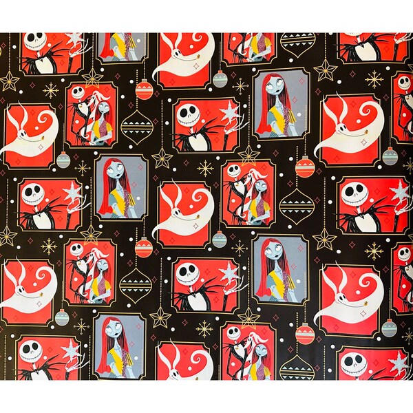 Nightmare Before Christamass Wrapping Paper Etsy