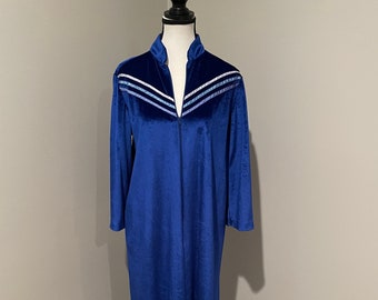 Vintage Blue Robe/Housecoat