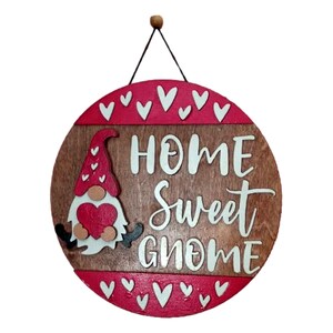 Gnome Home Sweet Home Wall Decor