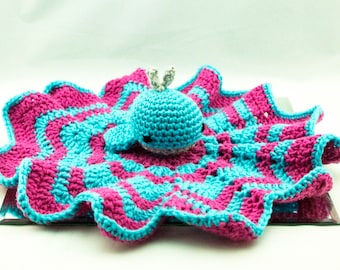 Baleine Crochet Bébé Couverture Lovey