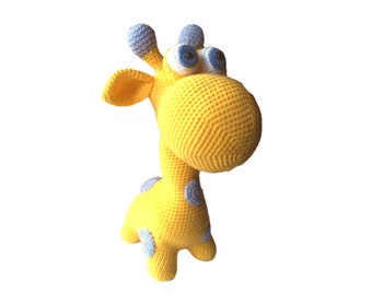 Cute Crochet Giraffe Toy - soft toy as kids gift - toy for child