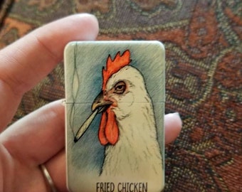 Fried Chicken Flip Top Lighter