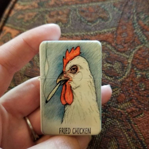 Fried Chicken Flip Top Lighter