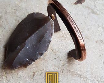 Masonic Copper Bracelet