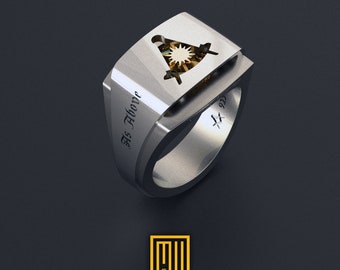 Past Master Ring with Golden Sun