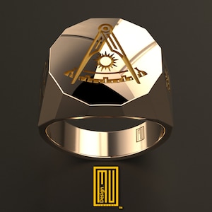 Minimalistischer Past Master Ring