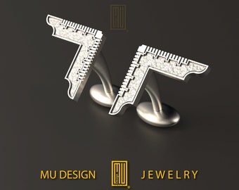 Masonic Cufflinks for Worshipful Master