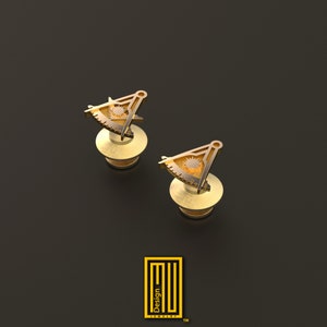 Past Master Lapel Pin Gold or Solid Silver