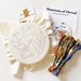 Embroidery Kit - Floral Pattern - Floral Kit - DIY Floral - Embroidery How To - Beginner Level - Intermediate Level - Patterns and How To 