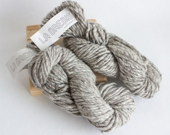 Yarn Destash- Knitcrate- La Brebis- Storm- Fluffy Wool- 100% Peruvian Highland Wool, Bulky Weight 6 Yarn