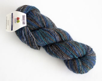 Yarn Destash- SugarBush- Motley- Cool Cobalt- Superfine Alpaca Merino Wool- DK Weight Yarn- Light 3 Yarn