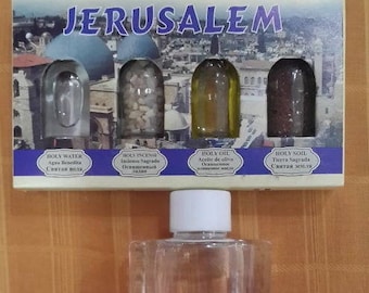  Agua bendita del río Jordán 10.1 fl oz por Jerusalem : Hogar y  Cocina