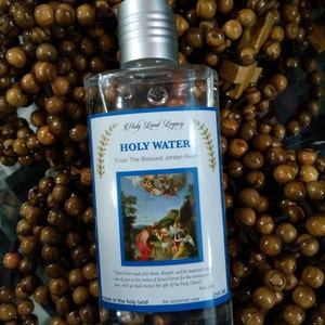 Jordan river Holy Water from blessed baptism site near Sea of Galilee ,purified. 250 ml, 8.45 oz
