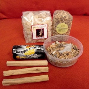 Palo Santo +Bahoor+Cleansing Frankincense naturale aromatica resina rock Incenso da Gerusalemme 300 grammi