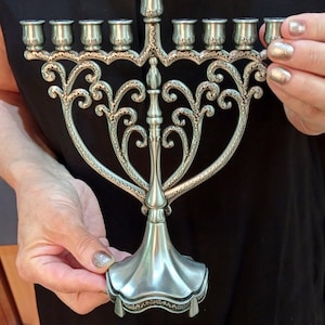 Hanukia Menorah 9 branches Hanuka special Jerusalem design