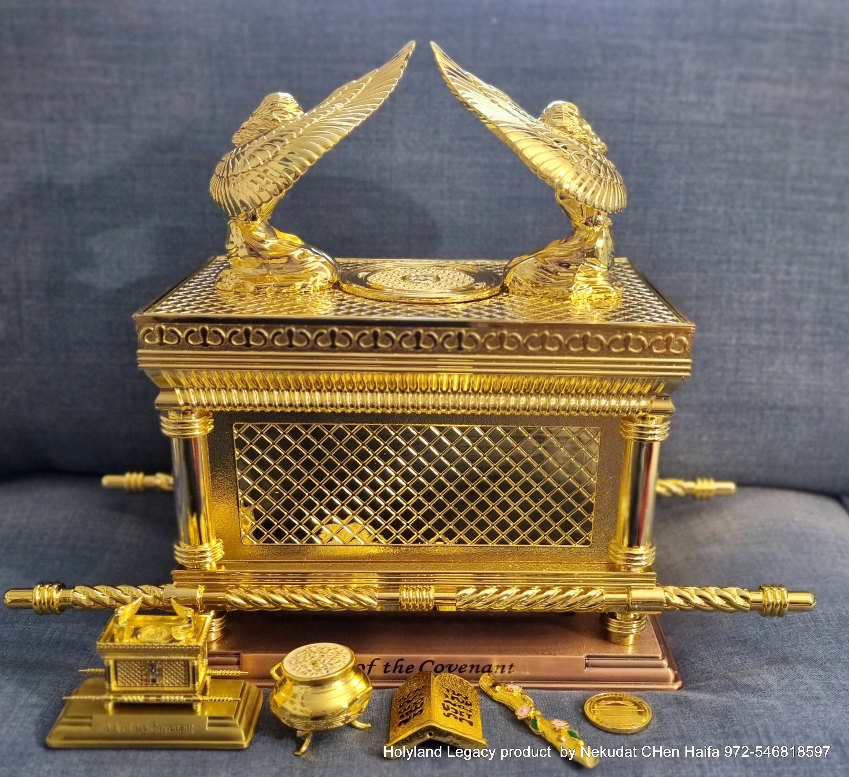 JUMBO XXL Ark of the Covenant From Israel 21' on 16' 24 Pound 11