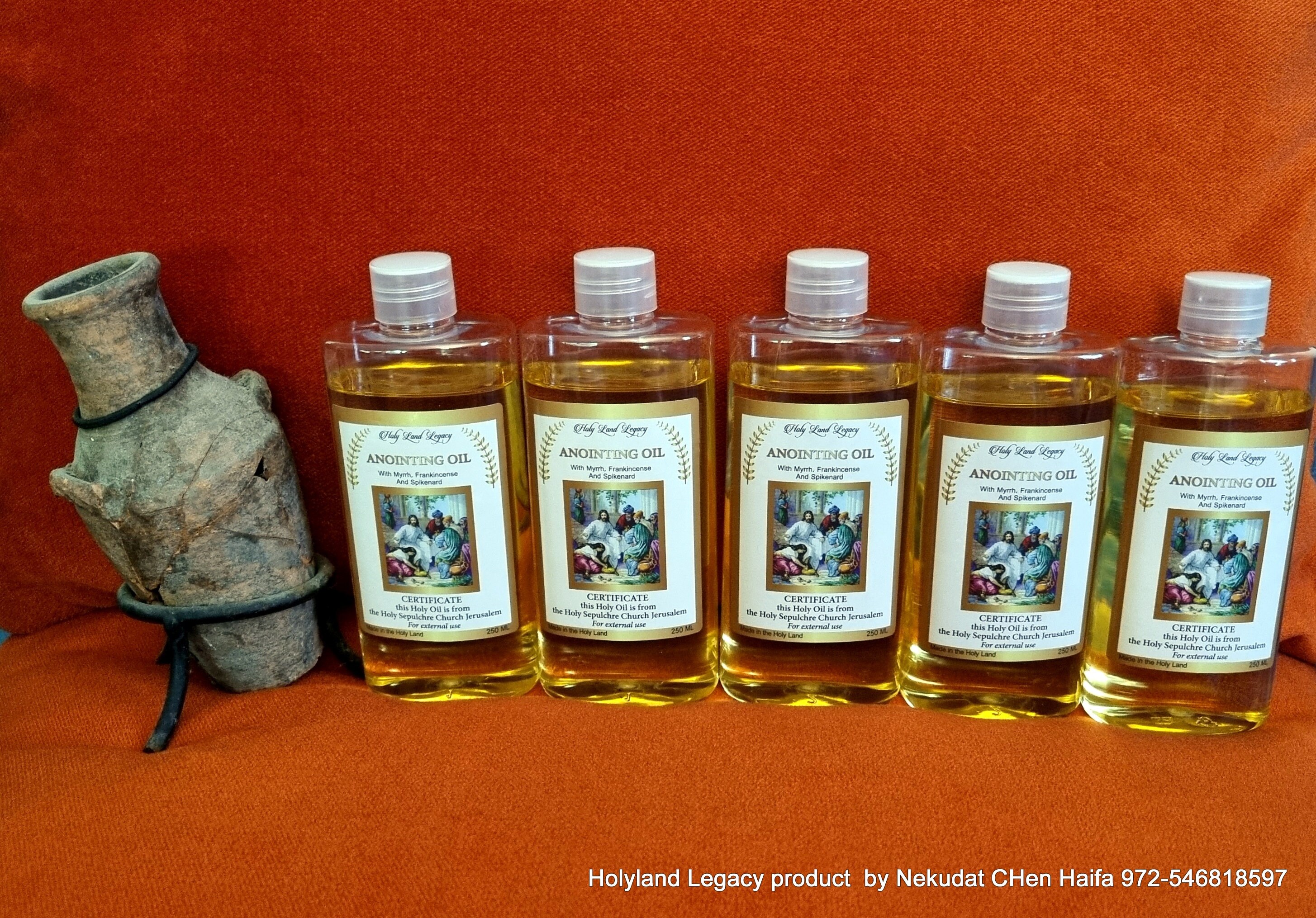 Gift pack  6 Anointing oil bottles – Jerusalem Spirit - Gift store