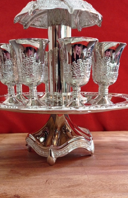 Copa De Kidush Plateada Desechable - Para Pesaj Y Shabat
