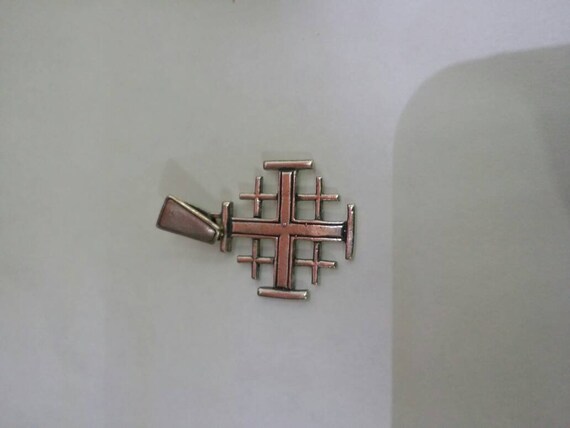 Sterling silver 925 Holy Sepulchre Church Blessed Cross Pendant From Jerusalem Sterling silver 925 Holy Sepulchre Church Blessed Cross Pendant From Jerusalem