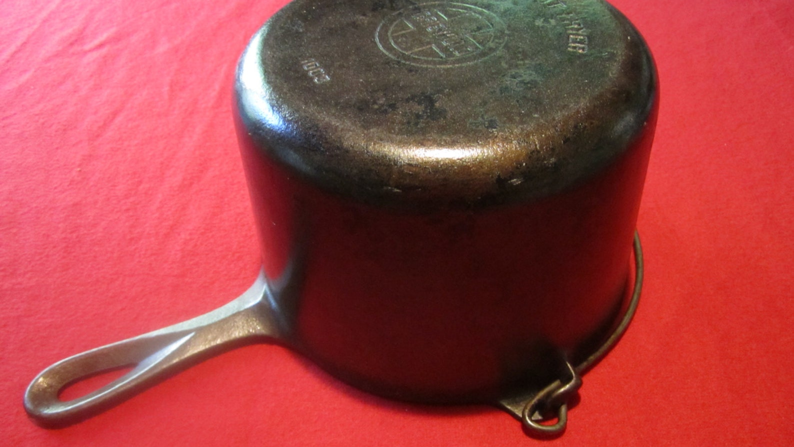 Vintage Griswold Cast Iron Deep Fat Fryer Pot 1003 Etsy