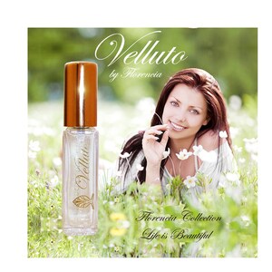 Velluto by Florencia Soft Floral Green Perfume for Women  Natural Fragrance Oils  Travel Size .25 oz Spray