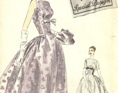 Verkauf - Vogue Sonderausführung Abendkleid, Vintage 1950er Jahre Muster, besonderen Anlass Kleid, voll- oder Tee Länge, Grösse Vogue S-4707, ungeschnitten, 12