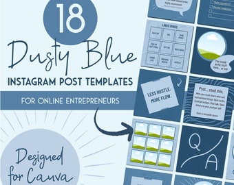 Instagram Canva Post Templates for Online Entrepreneurs