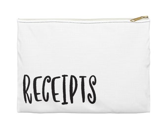Personalised Men S Receipts Envelope Money And Card Purse Travel Documents Organiser Recycled Leather