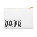 Receipt Organizer Zippered Bag 