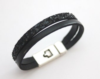 GTHIC - Collier Avec Pendentifs Demi-visage Et Crâne Endommagé En Acier