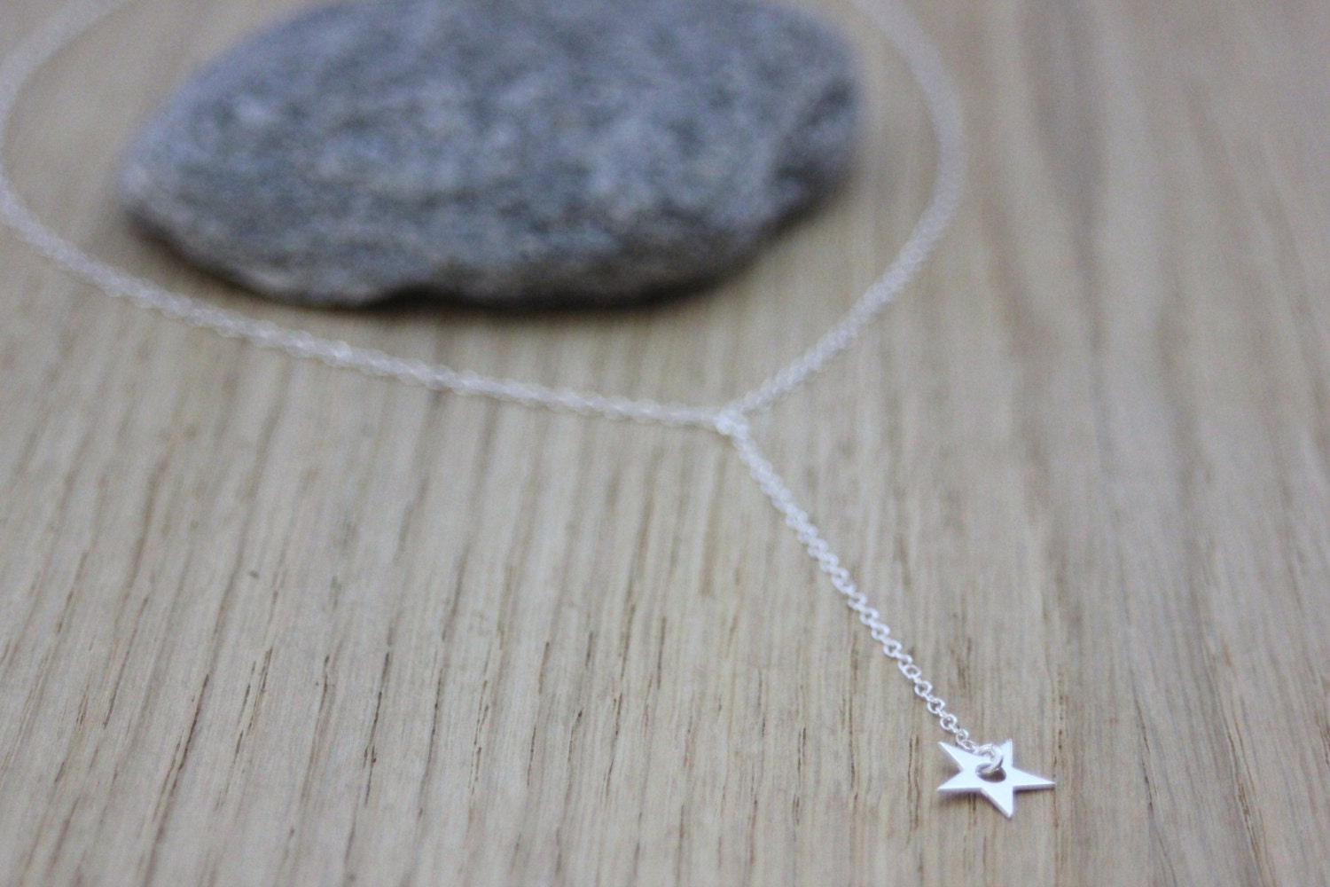 ☆TATIANA☆ Silver 925 Big Stella Necklace NZ2141 Sterling Silver Tie Necklace Star Pendant - Y Necklace - Etsy
