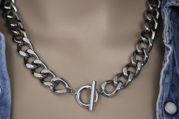 Etsy stainless on sale steel necklace