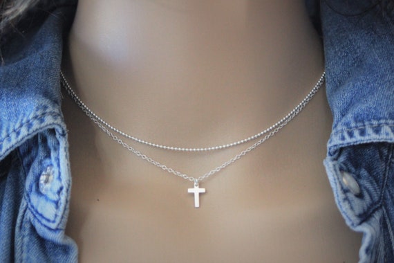 Double Cross Necklace – Gorge Malorge