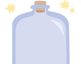 Hoja de trabajo interactiva para crear un frasco de preocupaciones / Actividad para aliviar la ansiedad (Descarga digital)