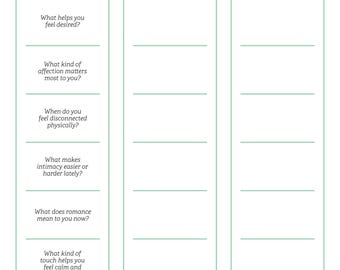 Couples Intimacy Prompts | Emotional Physical Closeness Guide (Digital Download)
