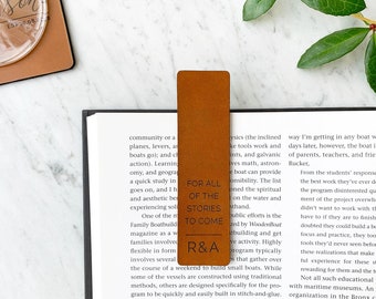 Personalized Leather Bookmark, Custom Bookmark, Anniversary Gift, Coordinates, Gift for Him, Gift for Her, Valentines Gift, Gift for Dad