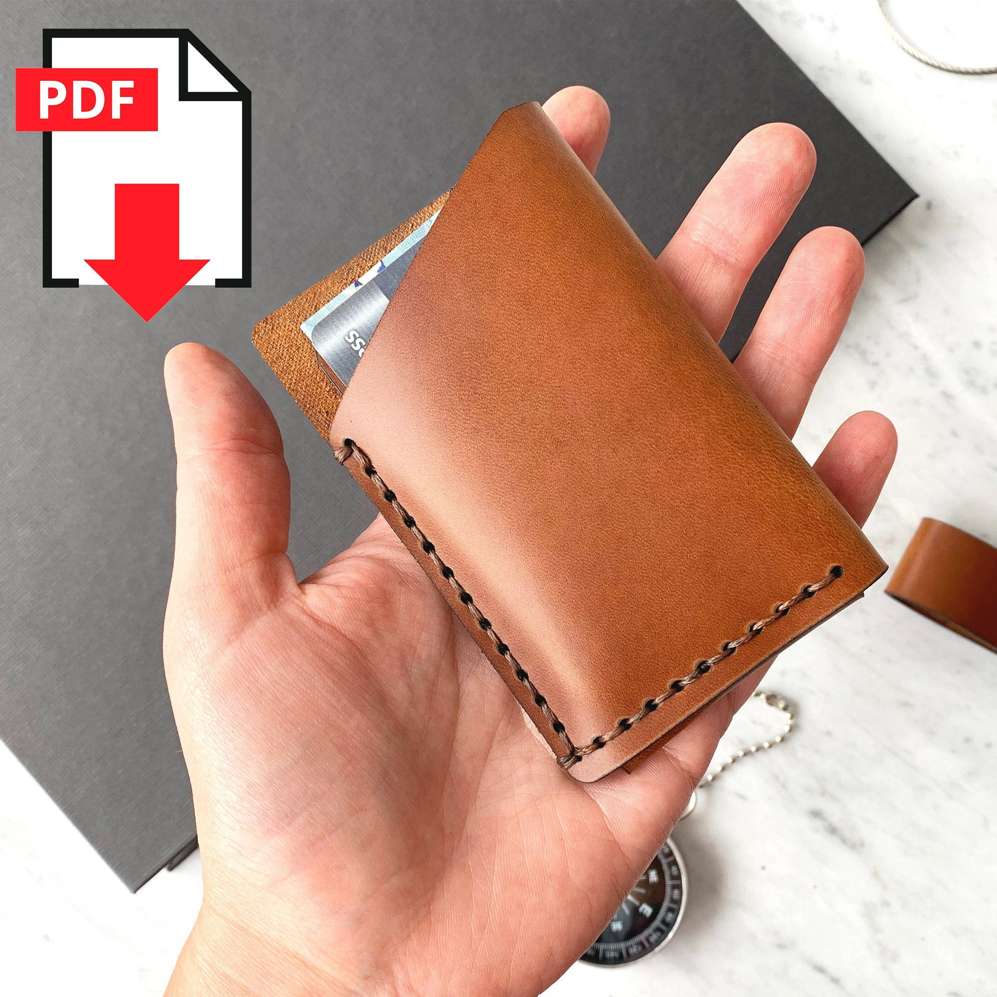Minimalist Wallet Pattern - Etsy