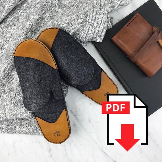 Leather House Shoe Pattern