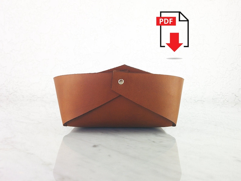 Leather Valet Tray Leather Patterns and Templates PDF Etsy
