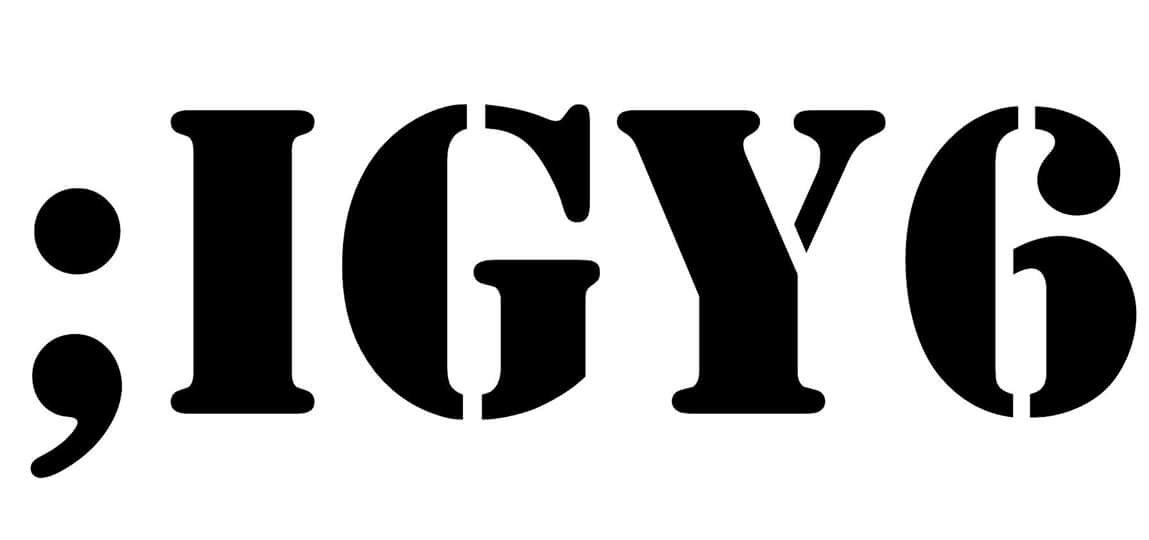 IGY6 stands for 'I Got Your Six' (back). 