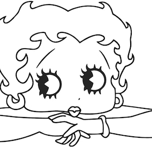 Betty Boop Aufkleber