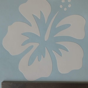 Hibiscus Flower - Vinyl Decal