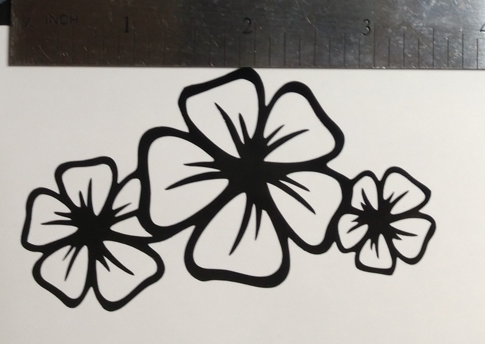 Flowers Vinyl Decal Sticker Etsy