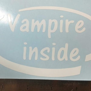 Vampire Inside - Vinyl Aufkleber